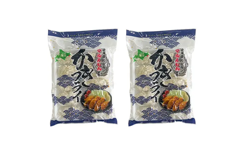 北海道 厚岸産 牡蠣フライ 200g（10粒入）×2袋 (合計400g) 簡単！ 揚げるだけ 魚貝類 加工食品 