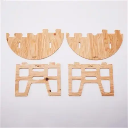 THE BARA +BARA Roundテーブル カラー:ナチュラル_雑貨・日用品 アウトドア用品 スポーツ・アウトドア用品 _【1325662】