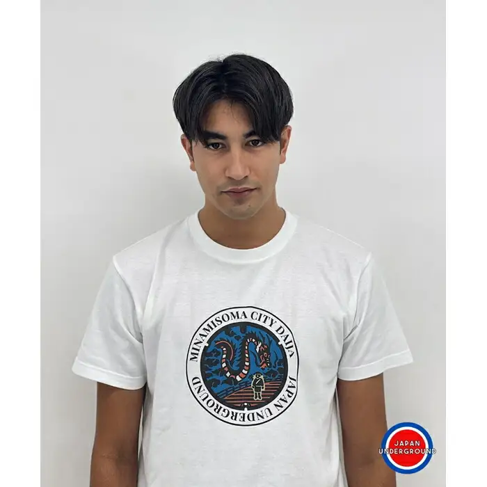 マンホールTシャツ 白 XLサイズ ｜ Tシャツ 福島県