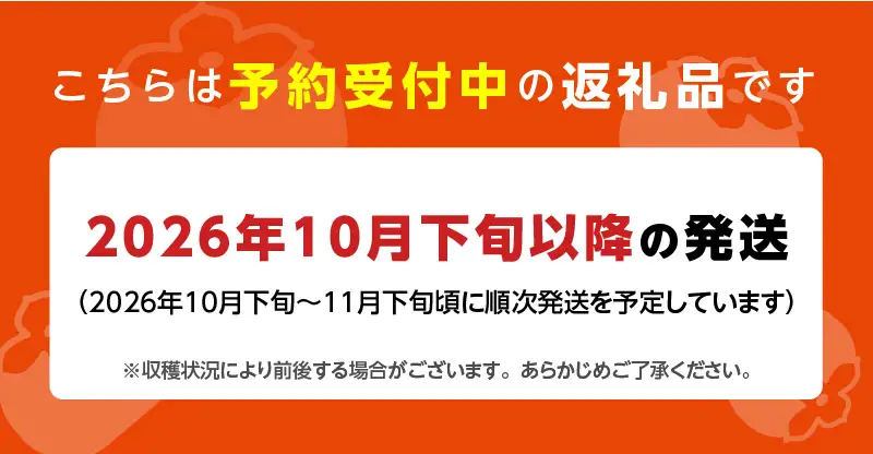 【2026年10月以降お届け】「福岡県GAP」認証！福岡県ブランド柿「秋王」_福岡県GAP認証 福岡県 ブランド柿 秋王 1箱 6個 ～ 7個入 約 1.8kg 数量限定 柿 種 ほとんどない サクサク 食感 夕焼け 美しい 色味 甘い 美味しい 甘柿 国産 九州産 旬 秋の味覚 フルーツ 果物 冷蔵 お取り寄せ 久留米市 送料無料 〔Fk104〕