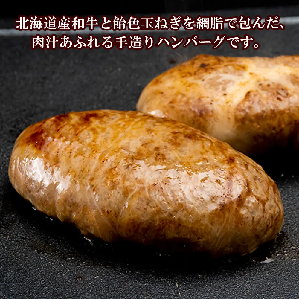 白老牛 2種 食べ比べ ハンバーグ セット 合計20個 BY084