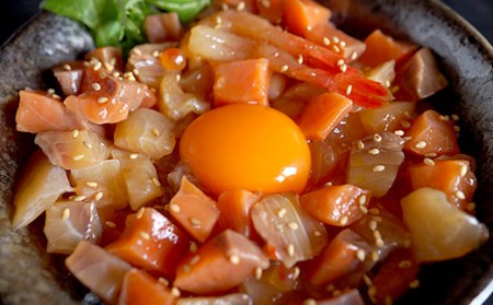 北海道産 ことぶきや漁師飯セット 海鮮丼＆たこ飯の素 4パック(各2パック)  海の幸 エビ 海老 えび 魚介 海産物 加工品 食品 北海道 南幌町 NP1-294