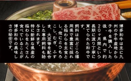 牛肉 すき焼き サーロイン 博多和牛 300g 牛肉 [um40azp010019]