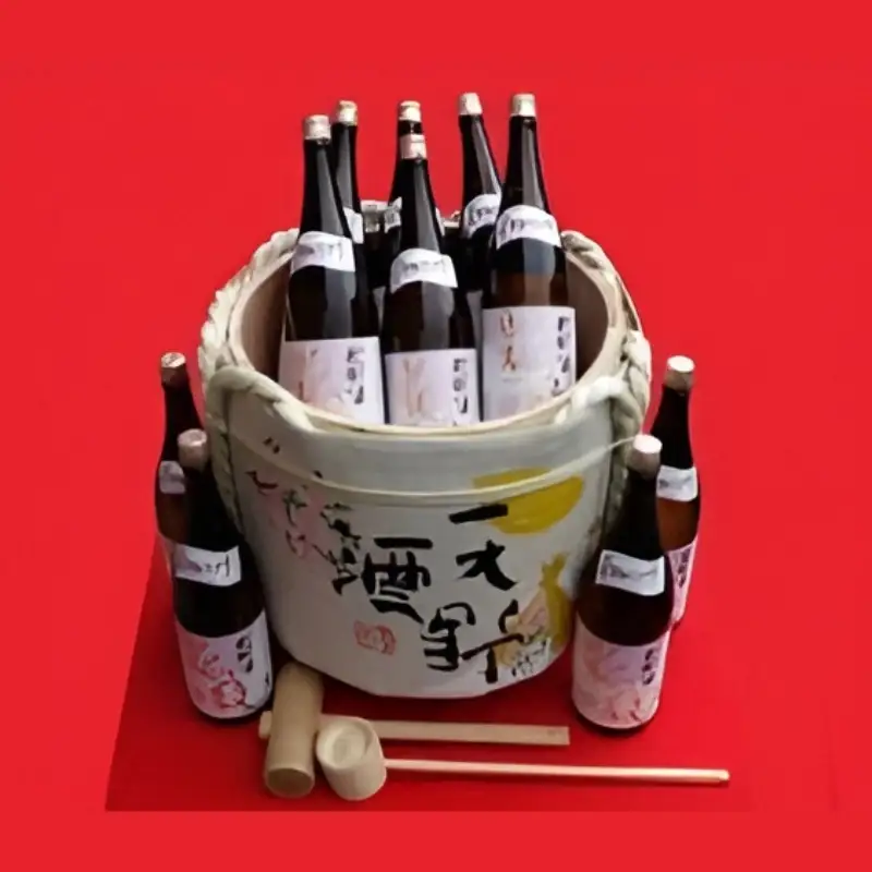 慶祝菰樽（けいしゅくこもだる）鏡開きセット