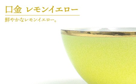 【美濃焼】Bowl S 口金 レモンイエロー【RYOTA AOKI POTTERY/青木良太】 陶芸家 食器 小鉢 ボウル おしゃれ 食器 小鉢 ボウル デザートカップ おしゃれ 国産 美濃焼 陶器 デザートボウル アイスボウル 小物入れ インテリア 送料無料 黄色 イエロー[MCH222]