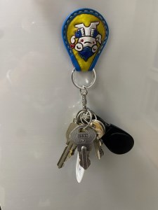 a10-833　やいちゃん キーリング 磁石入り