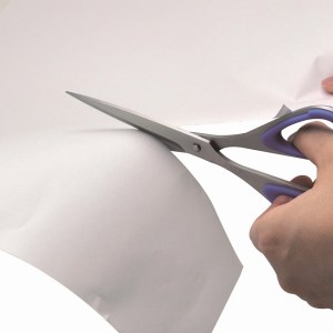 左利き用事務用ハサミ （ESR-175L） ～工作 文具 左手用はさみ 切れ味 文房具 ハンドル 取り外し シンプル 剣先 リサイクル オールステンレス 食品工場で多く使用実績あり 関市 岐阜県 長谷川刃物 CANARY メーカー直送～