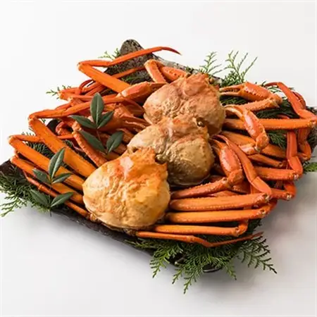 兵庫県香住産 釜茹で香住ガニ(紅ズワイガニ)2～3匹入り(約1.5～1.6kg)〈冷凍〉【配送不可地域：離島】【1332875】