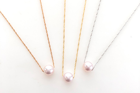 大粒✨ 本真珠 9.6-10.4mm ピンク パール ネックレス Silver パール ネックレス サンゴ パール ペンダント 7.0-7.5mm ピンク