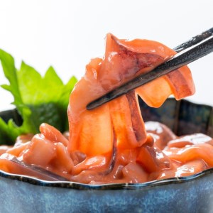 ＜マサルおやじの魚屋珍味＞いか塩辛10食セット　こってり濃厚甘め【001-0020】珍味 塩辛 いか 烏賊 お茶漬け おつまみ トッピング 冷奴 お酒のお供 冷凍 小分け 大容量 便利 ふるさと納税 おつまみ