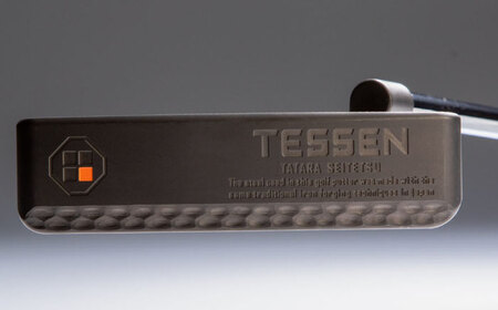 ゴルフ 鉄師田部家謹製ゴルフパターTESSEN（トゥ・ヒール型／ブラック） [AIAV004] 