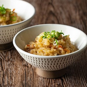 小石原焼 カネハ窯 飛び鉋飯碗 小(全飛び鉋) AA94