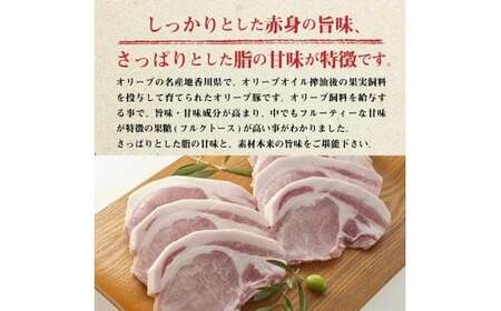 オリーブ豚 ロースステーキ用2kg