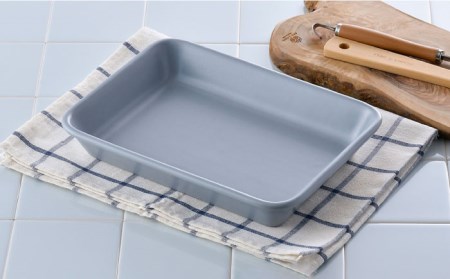 【波佐見焼】オーブンウェア 長角トレー 角皿 プレート グレー 食器 皿 【光春窯】 [XD63] 波佐見焼