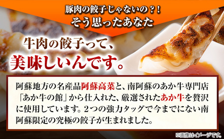 あか牛と高菜の餃子 18個入り×3箱 南阿蘇物産センター《30日以内に出荷予定(土日祝除く)》熊本県 南阿蘇村 肉 牛 うし 牛肉 あか牛 高菜 たかな 餃子