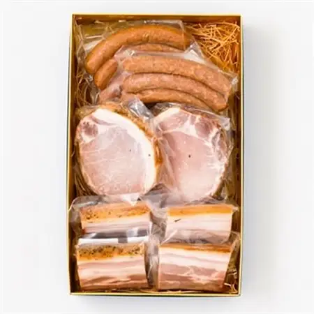 吉野ハムの着色料・保存料無添加ロースハム・ベーコン(計570g)、ソーセージ(3本)×2_肉 ハム 豚肉   肉 ソーセージ・ウインナー 豚肉   肉 ベーコン・サラミ 豚肉 _【配送不可地域：離島】【1088240】