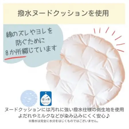 【直径83cm　ふかふか丸お座布団】黄色カバー付き　おしゃれ可愛いお昼寝クッション_雑貨・日用品  家具・インテリア _【1109586】