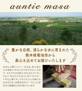 マサバランス オリーブ石けん 90g×1個 石けん工房アンティーまさ《30日以内に出荷予定(土日祝除く)》熊本県 菊池市 オリーブ ナチュラルソープ 石けん 石鹸 せっけん 固形石けん お風呂 バス 洗顔 体洗い 手洗い 手作り 低温製法 送料無料