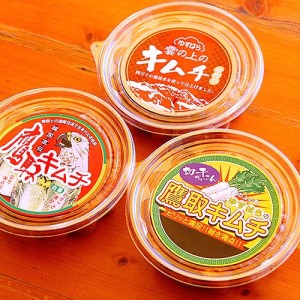 四万十川源流域でおばちゃん達が作る本格キムチ 鷹取キムチセット（キムチ4、ドレッシング1本、焼肉のタレ1本）本場韓国直伝 ごはんのお供 酒 おつまみ 漬物 鍋 高知県産 冷蔵便