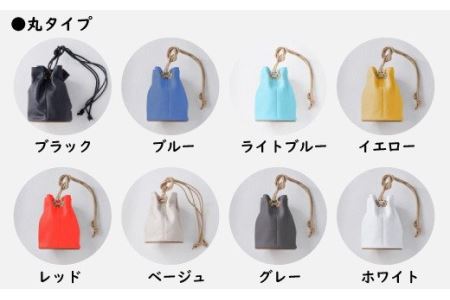 革靴の製法で作る巾着バック(バック底：丸、カラー：ベージュ)_0008-001-T03-1-6
