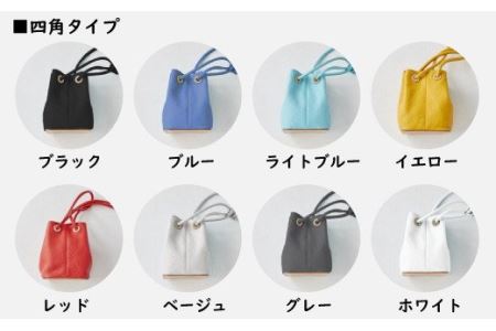 革靴の製法で作る巾着バック(バック底：四角、カラー：レッド)_0008-001-T03-3-5