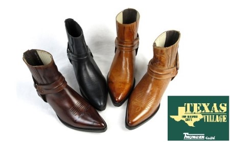 【浅草の靴】テキサスビレッジ 本革ウエスタンブーツ[5535](サイズ：25.5cm、カラー：キャメル)_0045-002-T03-3-3