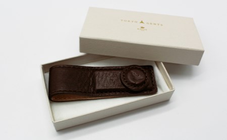 POCKET HANDKERCHIEF STOPPER [KLG-1001](カラー：ダークブラウン)_0134-001-T04-2