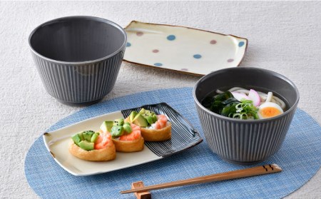 NB 99【波佐見焼】大人気 どんぶり 角皿 含む オリジナルセットアップ商品 食器 皿 【陶もと/大貴セラミックス】 [NB99] 波佐見焼