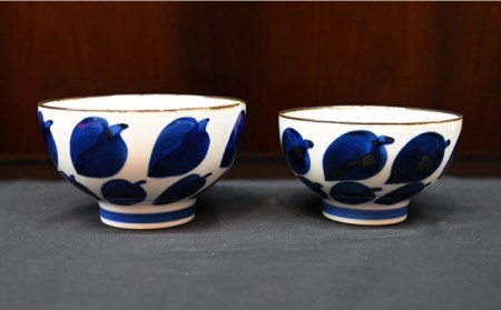 【波佐見焼】Antique Style 茶碗 コップ ブルー4点セット 食器 皿 【協立陶器】 [TC78] 波佐見焼
