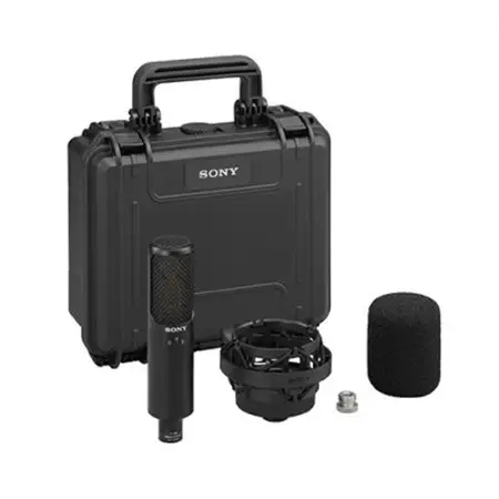 コンデンサーマイクロホン SONY　C-100_ソニー マイク 高音質 配信 会議 テレワーク 録音 ゲーム 実況 youtube_【1340462】