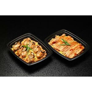 【簡単♪レンジでチン】錦水館まめたぬきの宮島名物食べ比べセット！～柔らかあなご飯＆ふっくら牡蠣飯～