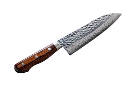 さくさく 鎚目ダマスカス 三徳包丁 180mm