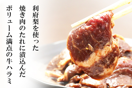 漬け込み牛ハラミ（利府梨のたれ使用）計780g 390g ×2パック