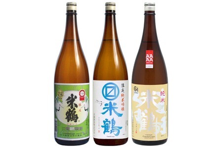 日本酒 米鶴 1.8L 3本 飲み比べセット [米鶴酒造 山形県 高畠町 tk06ays710050]