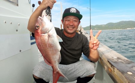 【中尾満男水産】【淡路島丸山港発】釣り船 若松丸 乗船券(チャーター券 8名様まで)