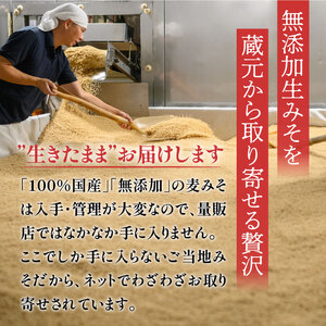 麦みそ 味噌 300g × 5 味噌 みそ