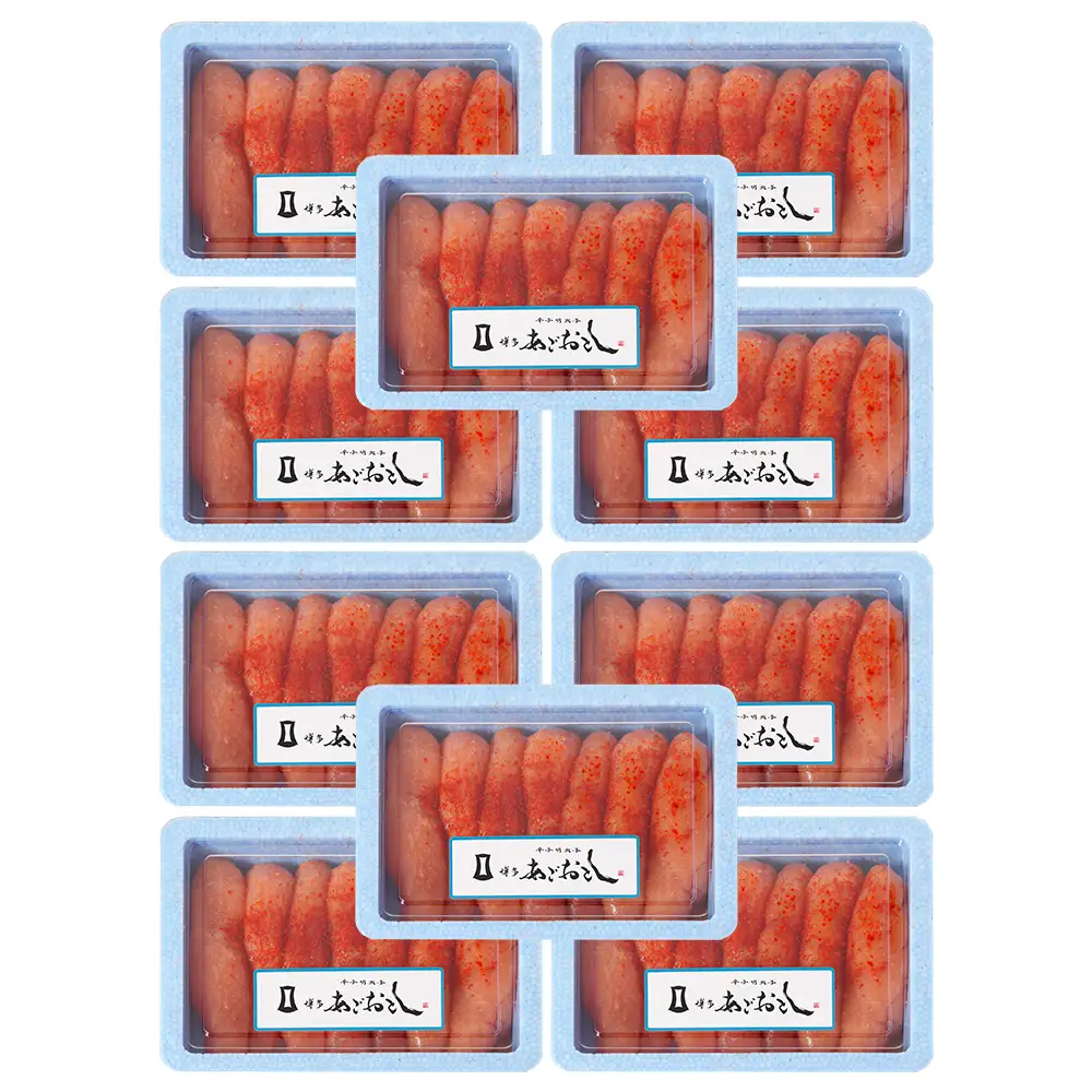 まるきた無着色明太子3kg(一本物300g×10) 3F31
