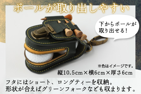 【5色から選べる】ボールが取出しやすい ゴルフボールケース 父の日・退職祝い ゴルフ女子にも大人気 白【イニシャル名入れ対応】
