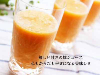 有機の桃ジュース6本セット【LOVE ＆ PEACHES】 [h019]