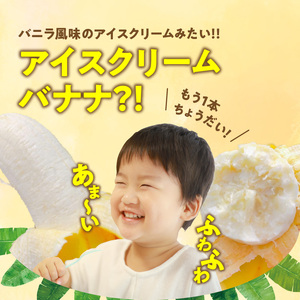 ■ 栽培期間中 農薬 ・ 除草剤 ・ 化学肥料不使用 ！ バニラ風味 の 甘い 島バナナ 1.5kg 【2026年4月上旬～2026年11月下旬お届け】 W043-006u 期間限定 果物 バナナ