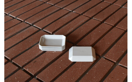 1616/ TY Square Plate 90 White 5枚セット【1616/arita japan】有田焼 器 食器 皿 豆皿 角皿 スクエア プレート ホワイト シンプル A18-252