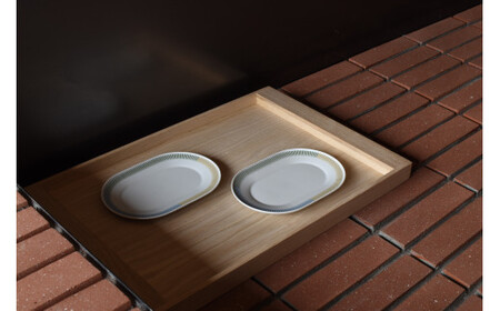 1616/ PC Oval Plate 200 2枚セット【1616/arita japan】有田焼 食器 器 皿 中皿 楕円皿 プレート オーバルプレート ホワイト シンプル A27-19