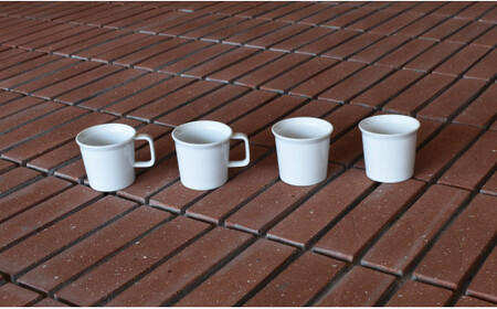 1616/ TY Coffee Cup White 4個セット【1616/arita japan】有田焼 食器 カップ コーヒーカップ ホワイト シンプル 35000円 3.5万円 A35-620