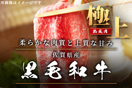  【熟成肉】佐賀県産黒毛和牛牛肩ロースしゃぶしゃぶ・すきやき用500ｇ E-50