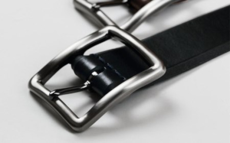 【Alt81】イタリア産皮革を使用したメンズベルト(サイズ：L、カラー：ダークブラウン)_0144-001-T04-2-4