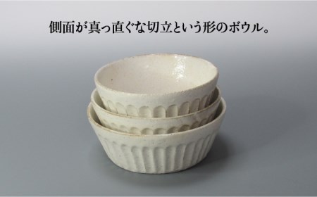 【美濃焼】鎬 キズナ丼 セット 粉引(太)【藤山窯】【TOKI MINOYAKI返礼品】≪土岐市≫ 食器 鉢 取り鉢 丼ぶり どんぶり ボウル サラダボウル デザートボウル スープボウル シンプル [MAH082]
