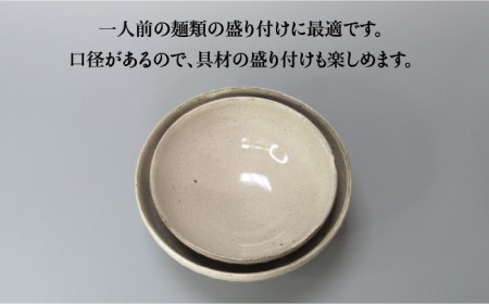 【美濃焼】鎬 麺ボウル（L＆M）セット ココア【藤山窯】【TOKI MINOYAKI返礼品】≪土岐市≫ 食器 鉢 麺鉢 盛り鉢 ボウル サラダボウル サラダ どんぶり 丼 丼ぶり ペア シンプル セット 食器セット [MAH100]
