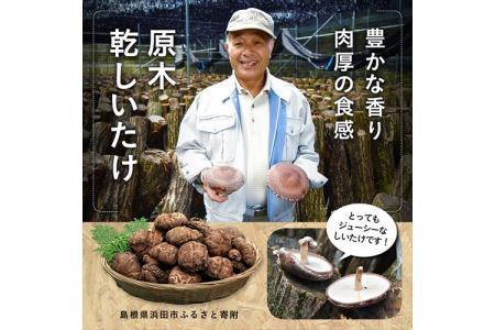 山陰浜田の特産「特選原木乾しいたけ」380g 椎茸 乾物 干し 乾燥しいたけ きのこ 原木栽培 原木椎茸 原木しいたけ 肉厚しいたけ 【010_1940】