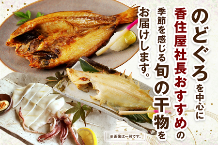 山陰浜田 香住屋のこだわり干物「社長のお任せセット」 魚介類 魚貝類 魚 干物 一夜干し セット 詰め合わせ 【024_1988】