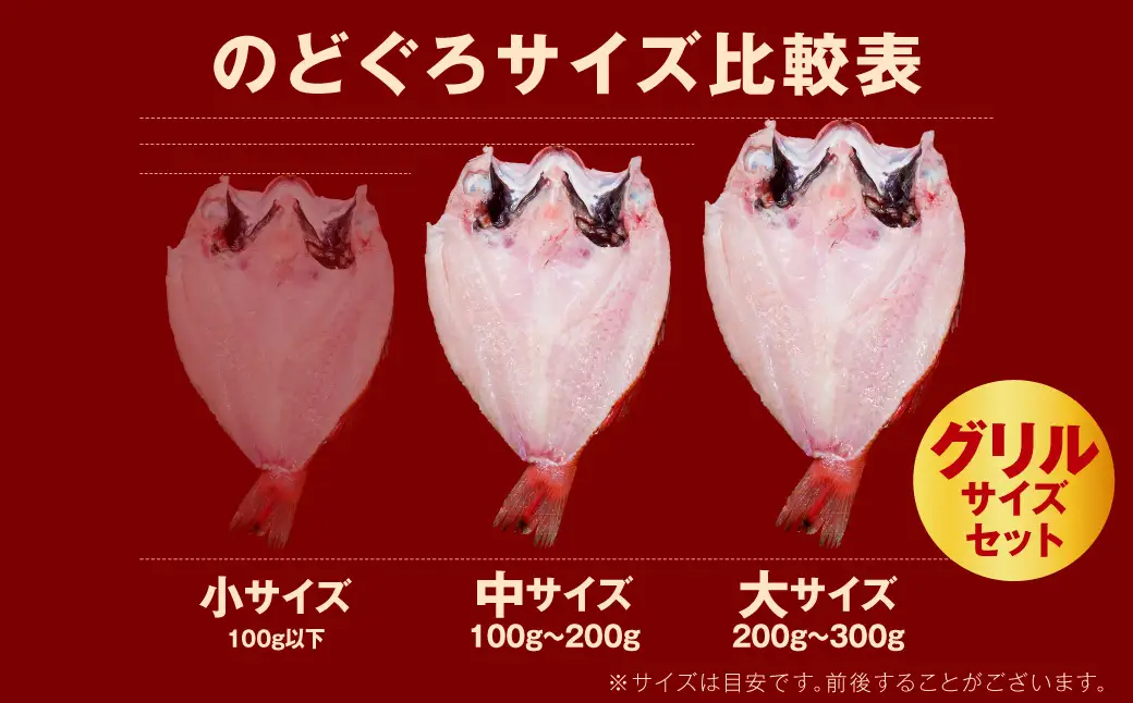 のどぐろ一夜干し5～6枚 計1.0kg「グリルサイズセット」 のどぐろ 干物 【005_2082】